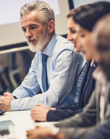 A board meeting